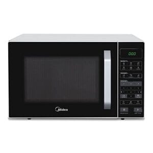 Forno Micro-ondas 35L Branco e Preto Midea 220V MXSA35P2