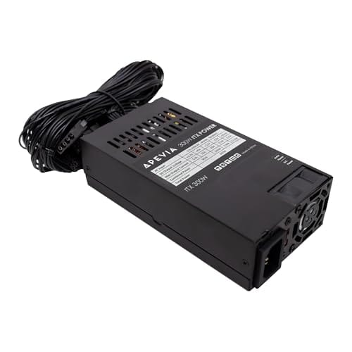 Apevia ITX-AP300W Mini-ITX/Flex ATX / 1U 300W para sistema POS AIO Desktop Gaming Server fator de forma pequeno (Flex ITX) fonte de alimentação de computador