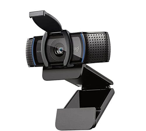 Webcam Full HD Logitech C920s com Microfone Embutido e Proteção de Privacidade para Chamadas e Gravações em Video Widescreen 1080p - Compatível com Logitech Capture
