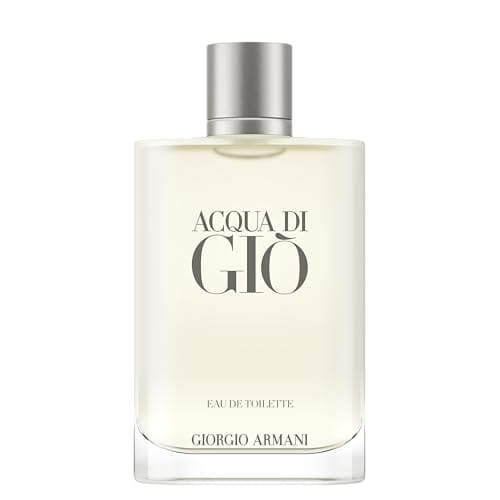 Armani Beauty, Acqua di Giò Eau de Toilette, 200ml, Giorgio Armani, Perfume Masculino Refilável, Fragrância Cítrica, Aquática e Fresca com Notas de Bergamota, Cedro, Patchouli, Jasmim e Almíscar
