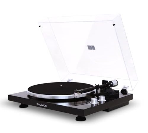 Toca Disco Belt Drive Polyvox Transmissão Bluetooth 120/240V