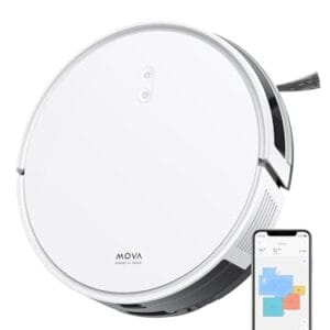 Dreame E10 robô aspirador e passa pano 2 em 1, sucção 4500 Pa, caixa de pó 330 ml, água 245 ml, limpeza de carpetes, autonomia 170 min, antiqueda, app e voz Alexa/Google/Siri, bivolt