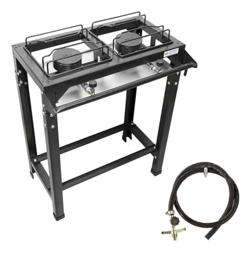 Fogão 2 Bocas Ferro Fundido Industrial De Alta Pressão Roa