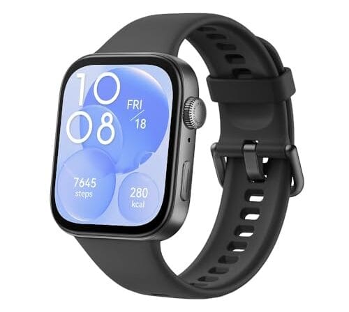 Smartwatch, HUAWEI WATCH FIT 3, Tela AMOLED de 1,82", Design Ultra-fino,Monitoramento Completo de Exercícios,Gerenciamento Abrangente da Saúde, Compatível com iOS e Android, Preto