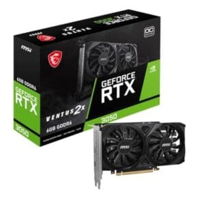 Placa de Vídeo MSI NVIDIA Geforce - RTX 3050, 6GB, DDR6, 96 Bits