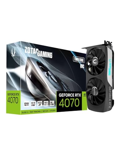 ZOTAC Placa gráfica GeForce RTX 4070 Twin Edge OC 12GB GDDR6X 192Bit DLSS 3