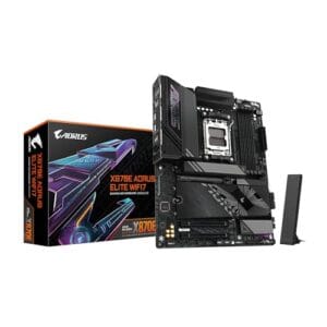 GIGABYTE X870E AORUS Elite WIFI7 AM5 LGA 1718, ATX, DDR5, 4X M.2, PCIe 5.0, USB4, Wi-Fi 7, LAN 2.5GbE, EZ-Latch, Q-Flash