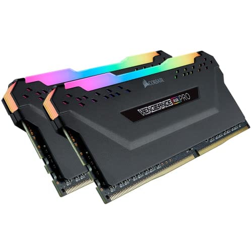 Memória Corsair Vengeance PRO RGB - 16GB (2x8GB), DDR4, 3200Mhz, C16, Preto - CMW16GX4M2Z3200C16