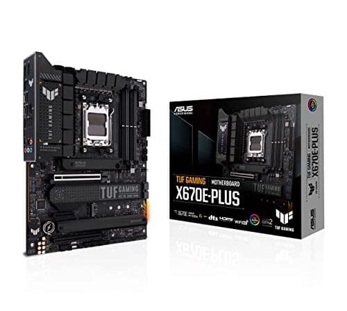 Placa Mãe Asus TUF GAMING X670E-PLUS (AM5/DDR5/4x M.2 /PCIe 5.0/USB3.2)