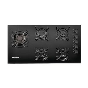 Cooktop 5 bocas Brastemp com quadrichama e acendimento automático - BDD85AE BIVOLT