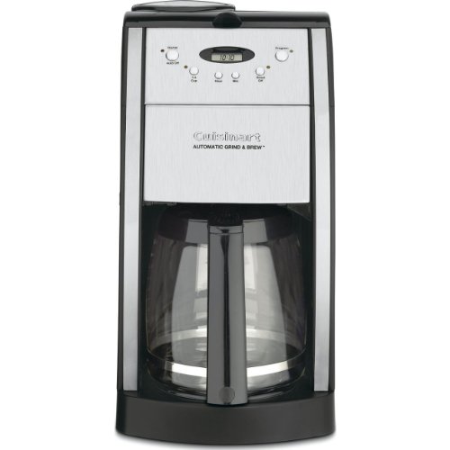 Cuisinart Máquina de café automática DGB-550BKP1, copo para 12 xícaras, preto