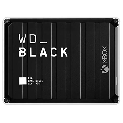 WD_BLACK 2 TB P10 Game Drive para Xbox One - Disco rígido externo portátil com 1 mês Xbox Game Pass - WDBA6U0020BBK-WESN