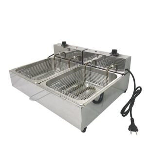 Fritadeira Elétrica 2 Cubas 10 Litros Industrial 220v - Boni