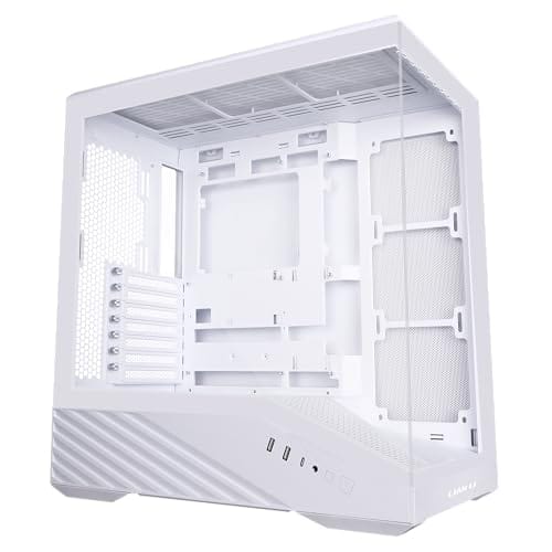 Gabinete Gamer Lian Li Vector V100 Branco Sem Fans V100W