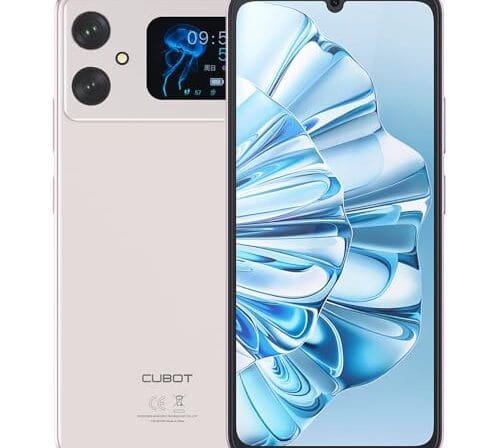 Cubot A20, Smartphone Android 14, 4GB RAM, 128GB, Câmera 48MP, Tela Grande (Rosa)