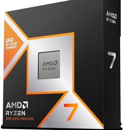 Processador AMD Ryzen 7 9800X3D (AM5/ 8 Cores/ 16 Threads/ 5.2 GHz/ 104Mb Cache/Radeon Graphics/Sem cooler)