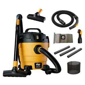WAP Aspirador de Pó e Água GTW 10, Compacto, 10 Litros, com Mangueira de 1,5 Metros, Filtro Lavável, 140mbar 1400W 220V