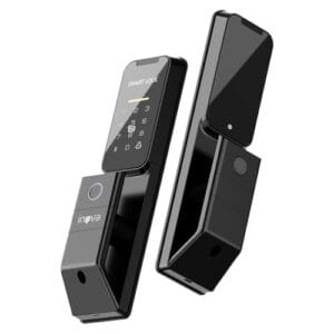 Fechadura Inteligente Biométrica - Fechadura Eletronica com Impressão Digital, Cartão, Senha, APP, Chave Mecânica, Segurança Avançada para A Maioria Das Portas