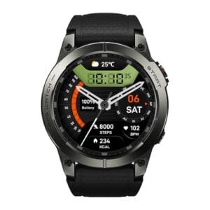 Zeblaze Smart Watch Stratos 3 Pro, exibição HD de 1,43 "AMOLED, Round Sports Watch For Men Mulheres Fitness, Waterspers Imperme/Resposta Ligue para Smart Watches
