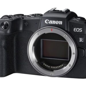 Canon Câmera Digital Mirrorless EOS RP (apenas corpo) Preta 26.2 MP Full Frame (35 mm) Wi-Fi e Bluetooth 5 Frames por Segundo 45 Pontos de Foco Híbrido 1080p