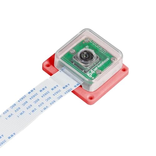Arducam Módulo de câmera Hawkeye para Raspberry Pi com capa, câmera de foco automático de 64 MP com revestimento ABS, compatível com Raspberry Pi 5/4/3/2/Zero/W/Zero WH