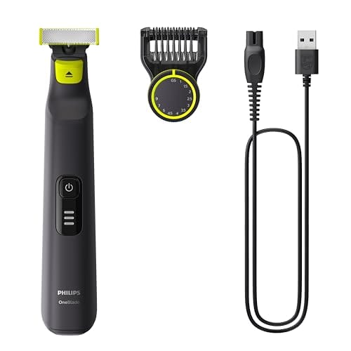 Aparador e Raspador de Pelos Philips OneBlade Pro com 12 Ajustes de Corte QP6532/10 À prova d’água - Bivolt