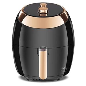 Fritadeira Air Fryer Philco Chrome 6,5 Litros Preta - 110v