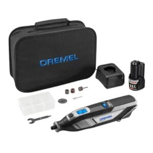 Dremel Micro Retífica 8240 12V com 1 bateria, 5 acessórios e bolsa