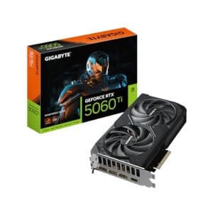 Gigabyte Placa de vídeo GeForce RTX 5060 Ti WINDFORCE OC 8G - 8GB GDDR7, 128bit, PCI-E 5.0, 2587MHz Core Clock, 3 x DisplayPort, 1 x HDMI, GV-N506TWF2OC-8GD