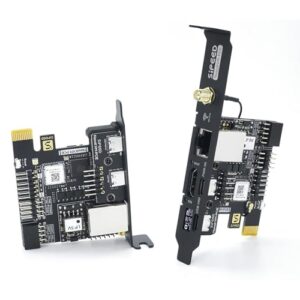 youyeetoo Versão Sipeed NanoKVM PCIE - Controle remoto ATX PC, RISC-V Nano KVM sobre IP, placa de desenvolvimento DDR3 RISC-V, Linux, NPU 1TOPS (com PoE)