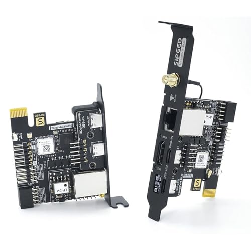 youyeetoo Versão Sipeed NanoKVM PCIE - Controle remoto ATX PC, RISC-V Nano KVM sobre IP, placa de desenvolvimento DDR3 RISC-V, Linux, NPU 1TOPS (com PoE)