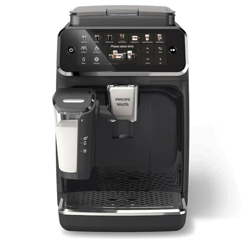 Cafeteira Espresso Superautomática LatteGo Elite Série 4400 Philips Walita, prepare até 12 bebidas, 2 anos de garantia, 1400W, 220v - EP4441/53