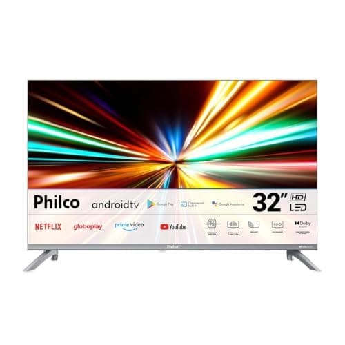Smart TV Philco 32” Led Dolby Áudio Prata PTV32M9GACGB – 127 Volts