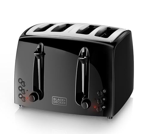 Torradeira 4 Fatias Extra Larga 7 Níveis de Tostagem BLACK+DECKER