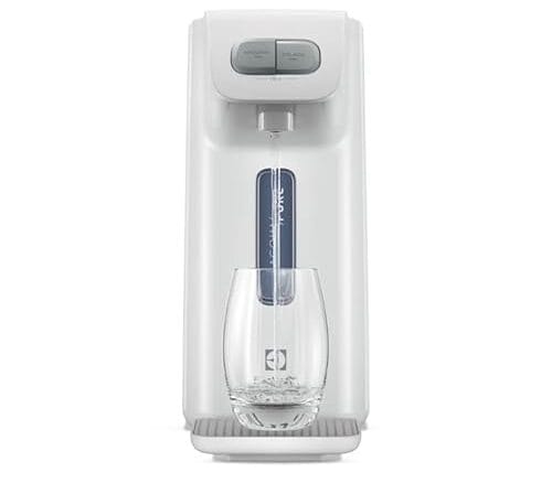 Purificador Electrolux de Água Gelada Fria e Natural Elétrico Compacto Eletronico placa Electrolux Filtro refil 6 meses ou 3000l Bivolt Branco PE15B
