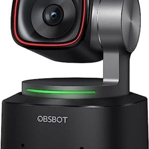 Webcams 4K Tiny 2 com controle de voz PTZ, rastreamento AI multimodo e foco automático, câmera web com sensor de 1/1,5", controle por gestos,OBSBOT 60 FPS, Adequado para go-pro/logi-tech/computador