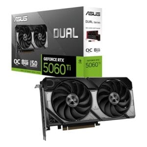 Placa de video NVIDIA GeForce ASUS DUAL-RTX 5060 Ti, 8GB GDDR7, 128 bits, OpenGL 4.6