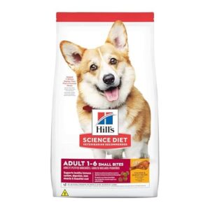Ração Hill's Science Diet pedaços pequenos para cães adultos sabor frango - 6.8kg
