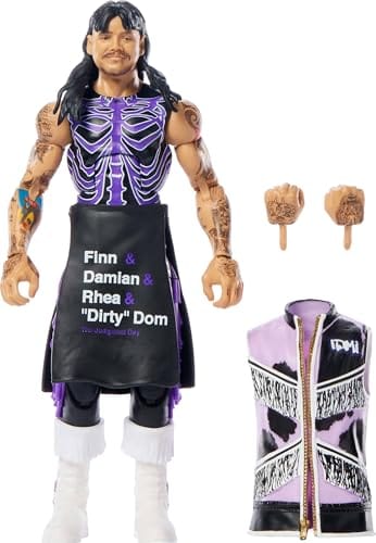 Mattel WWE Elite Action Figure & Accessories, Series #119, 6-inch Collectible Dominik Mysterio with 25 Articulation Points & Swappable Hands