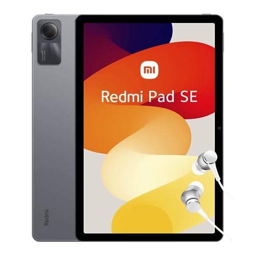 XIAOMI Redmi Pad SE Tablet de 11", WiFi, ecrã FHD de 90 Hz, 4 GB de RAM, 128 GB de ROM, bateria de 8000 mAh, versão ES, cinzento