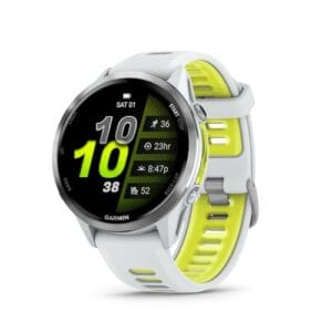 Garmin Relógio Forerunner 970 Branco 47mm com Monitor Cardíaco de Pulso e GPS