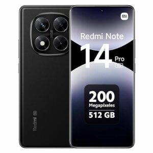 Smartphone Xiaomi Redmi Note 14 Pro 5G Midnight Black (Preto) 12GB RAM 512GB ROM NFC [ 24090RA29G ]