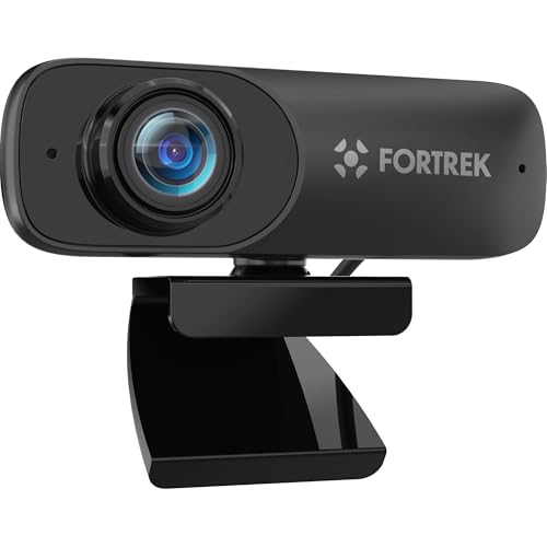Webcam para Videoconferência FK 474O 120º 4k 30fps com Microfone Fortrek
