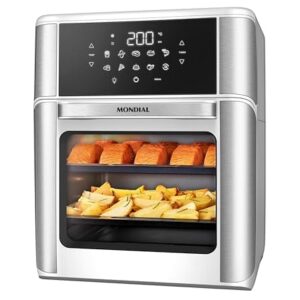 Fritadeira Air Fryer Forno Oven 12L, Mondial, Branco/Inox, 2200W, 220V - AFON-12L-WI