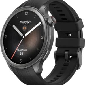 Amazfit Balance With ZEPP FLOW Smart Watch 46mm A2287 with Bluetooth Calling, 14-Day Battery Life, 150+ Sports Modes, for Android IOS (Black)