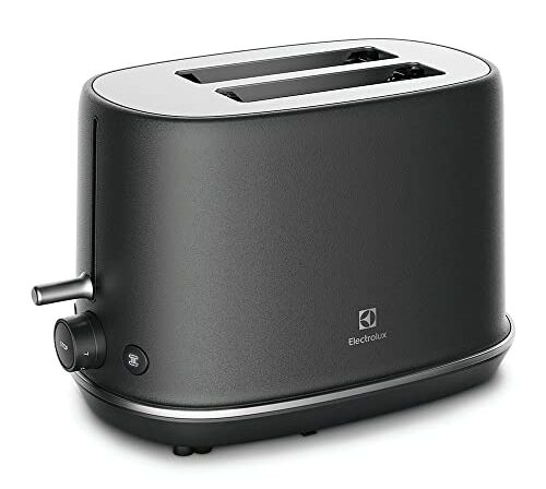 Torradeira tostador Electrolux 7 niveis de tostagem desligamento automatico suporte removivel paes bandeja coletora migalhas bocal grande TOP70 preto 220v