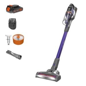 BLACK+DECKER Aspirador de pó Powerseries Extreme Cordless Stick para animais de estimação, roxo (BSV2020P)
