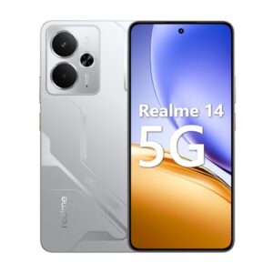 Smartphone Realme 14 5G 12 GB de RAM/256GB, /Tela 6.67"/120Hz Ultra-smooth, NFC - Mecha Silver