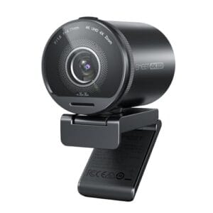 Webcam EMEET SmartCam S800 4K para streaming ao vivo e reuniões online, sensor Sony de 1/2”, suporta HDR, autofoco duplo PDAF e ToF, 1080p a 60 FPS, 2 microfones com cancelamento de ruído, FOV 40°-73°