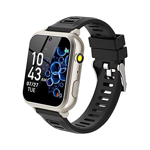 Phyulls Relógio inteligente para crianças com 24 jogos de quebra-cabeça, câmera, gravador de vídeo, alarme musical, calculadora, calendário, lanterna, pedômetro, presente de aniversário para meninos e